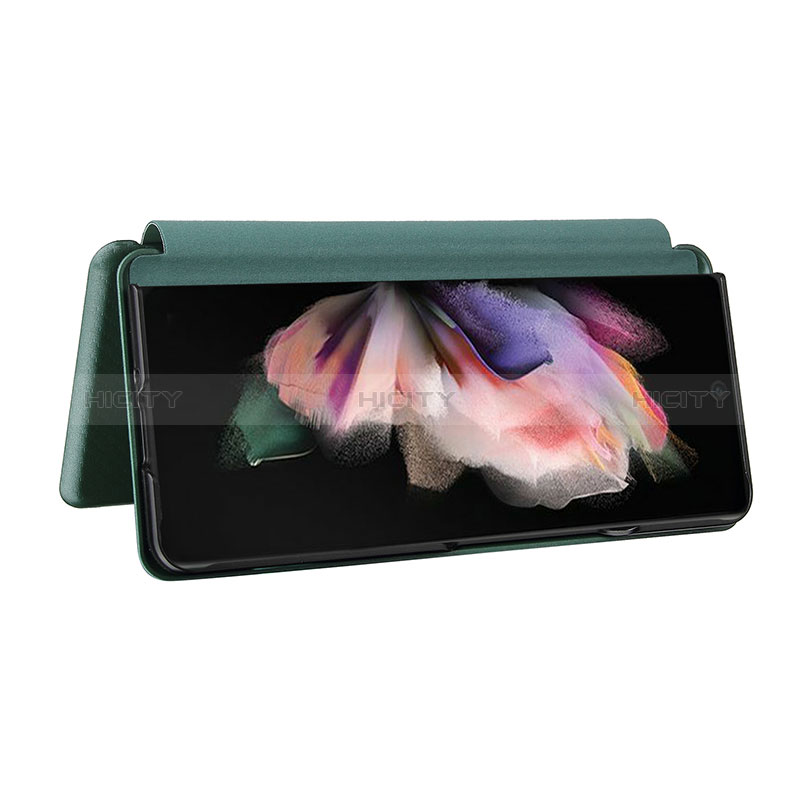 Coque Portefeuille Livre Cuir Etui Clapet L02Z pour Samsung Galaxy Z Fold3 5G Plus