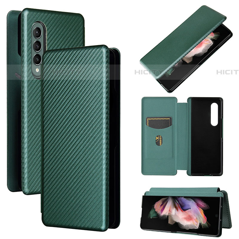 Coque Portefeuille Livre Cuir Etui Clapet L02Z pour Samsung Galaxy Z Fold4 5G Plus