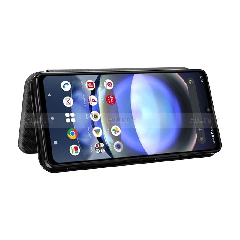 Coque Portefeuille Livre Cuir Etui Clapet L02Z pour Sharp Aquos R8 Plus