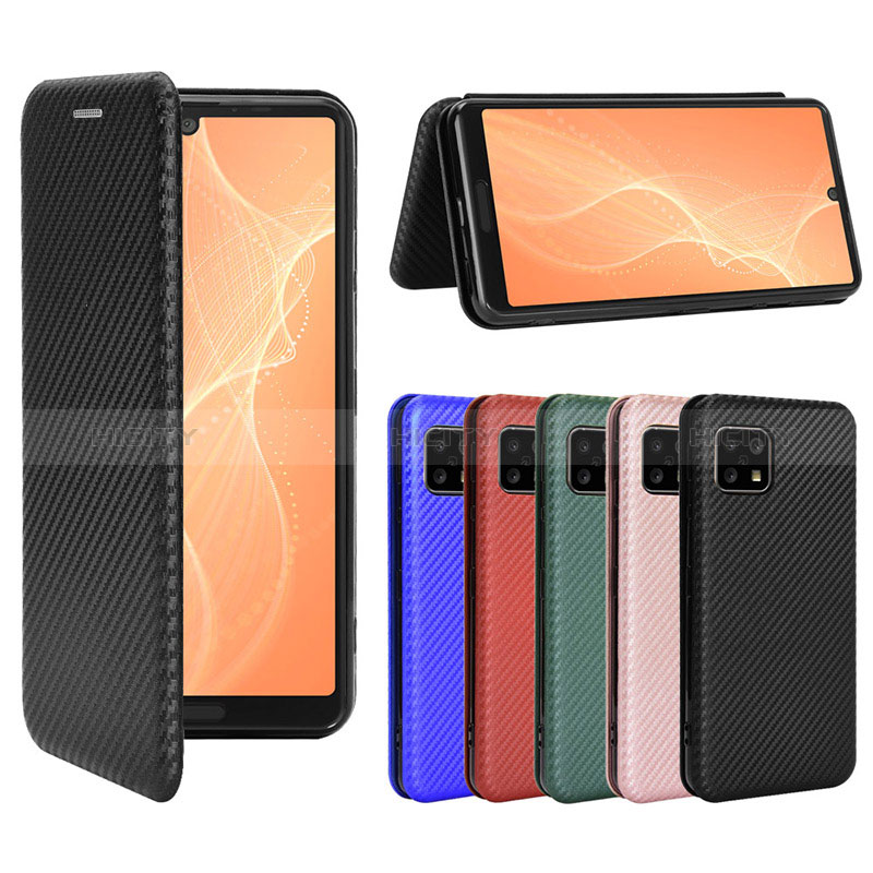 Coque Portefeuille Livre Cuir Etui Clapet L02Z pour Sharp Aquos Sense5G Plus