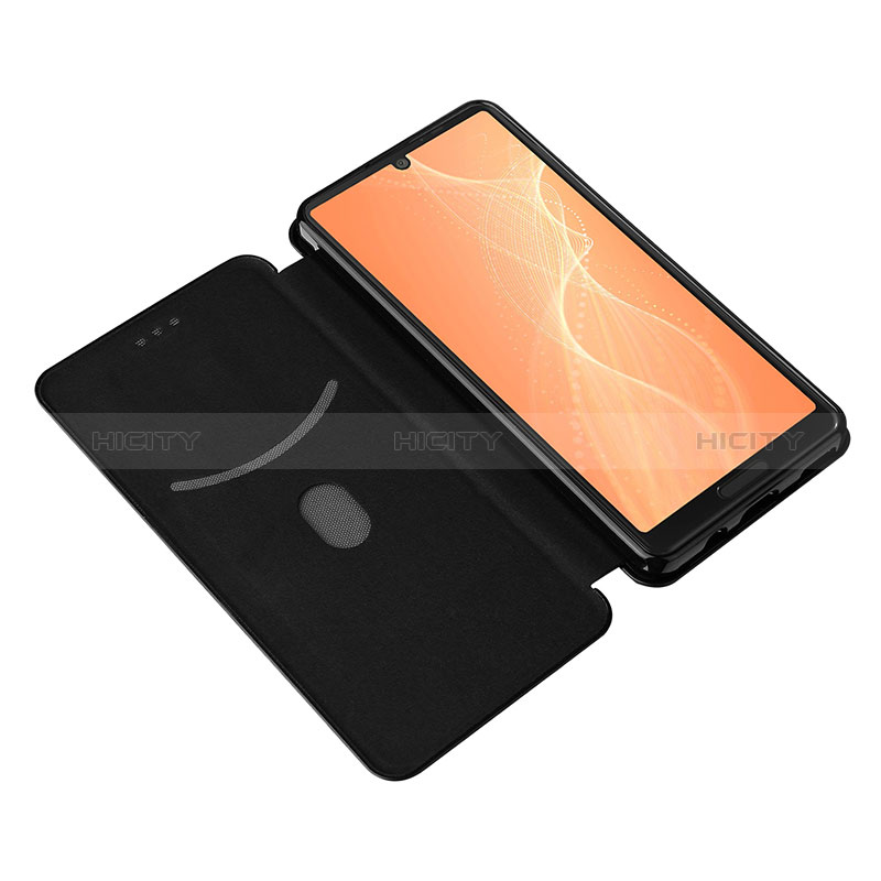 Coque Portefeuille Livre Cuir Etui Clapet L02Z pour Sharp Aquos Sense6 Plus