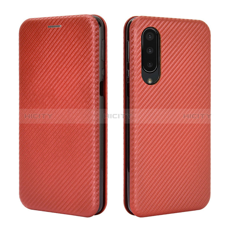 Coque Portefeuille Livre Cuir Etui Clapet L02Z pour Sharp Aquos Zero5G basic Marron Plus