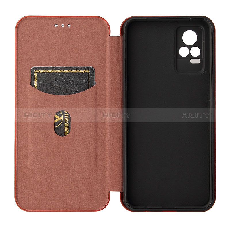 Coque Portefeuille Livre Cuir Etui Clapet L02Z pour Vivo V21e 4G Plus