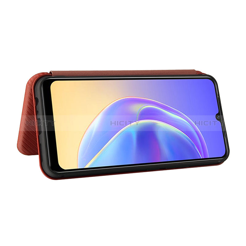 Coque Portefeuille Livre Cuir Etui Clapet L02Z pour Vivo V21e 4G Plus