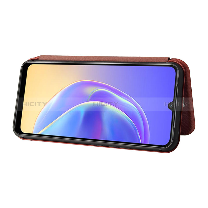 Coque Portefeuille Livre Cuir Etui Clapet L02Z pour Vivo V21e 4G Plus