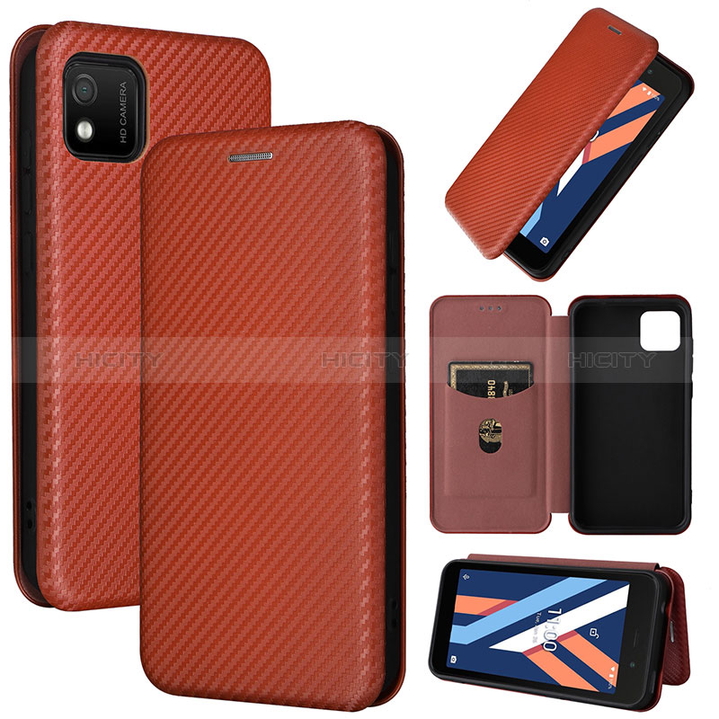 Coque Portefeuille Livre Cuir Etui Clapet L02Z pour Wiko Y52 Plus