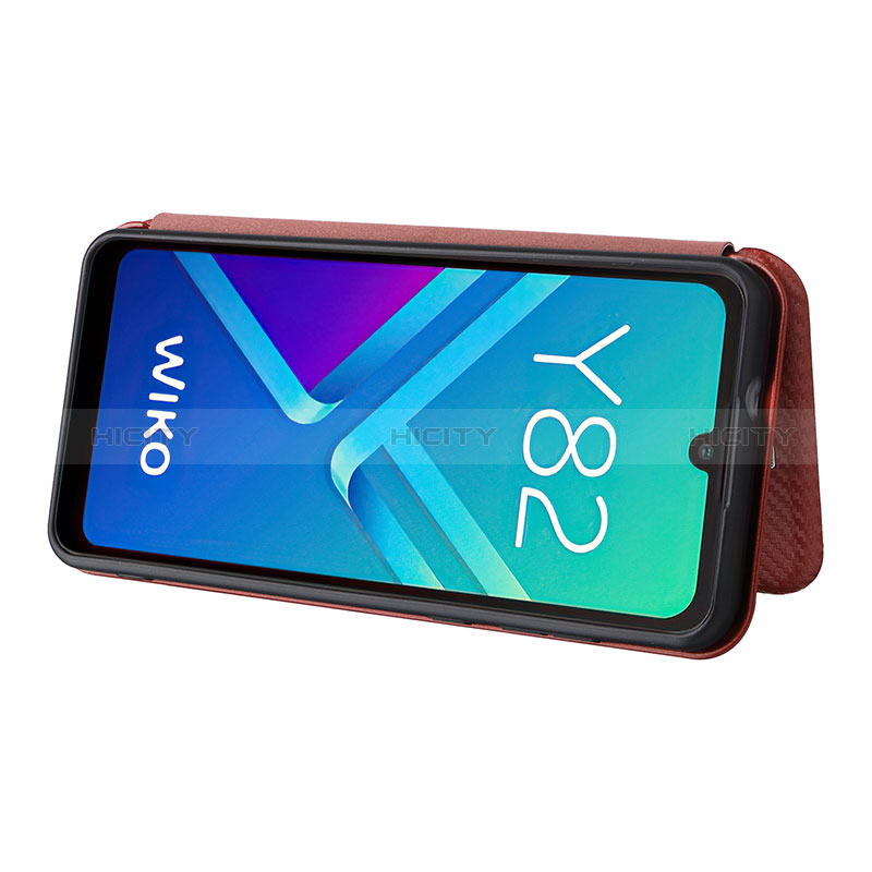 Coque Portefeuille Livre Cuir Etui Clapet L02Z pour Wiko Y82 Plus