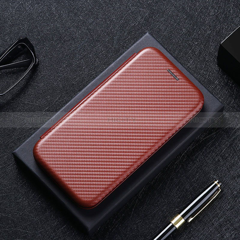 Coque Portefeuille Livre Cuir Etui Clapet L02Z pour Xiaomi POCO C31 Marron Plus