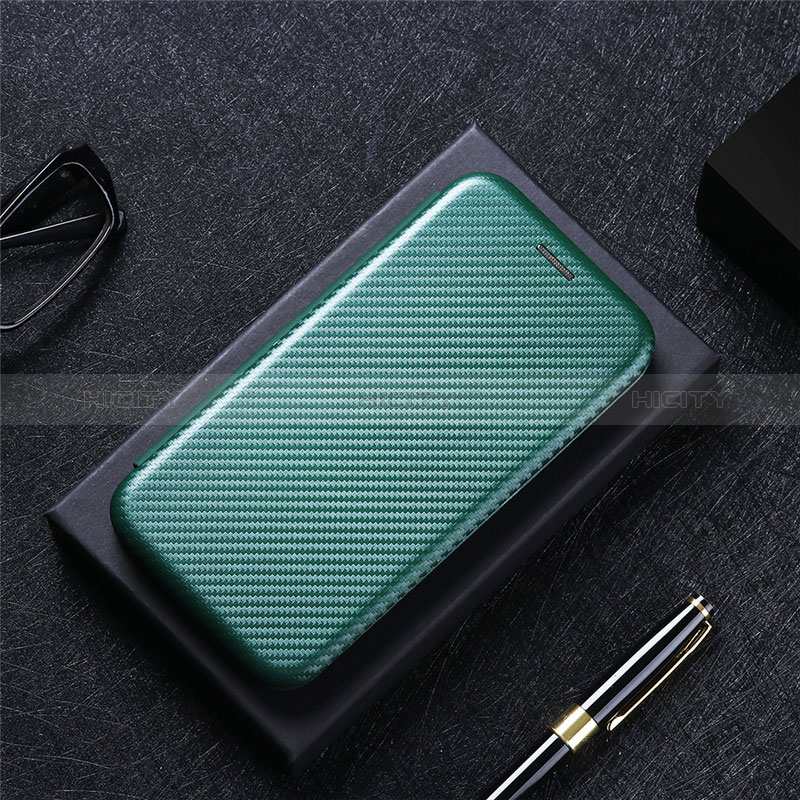 Coque Portefeuille Livre Cuir Etui Clapet L02Z pour Xiaomi Poco C40 Vert Plus