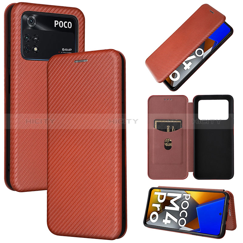 Coque Portefeuille Livre Cuir Etui Clapet L02Z pour Xiaomi Poco M4 Pro 4G Plus