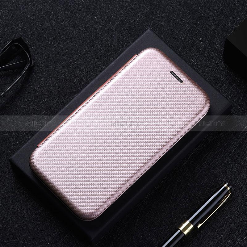 Coque Portefeuille Livre Cuir Etui Clapet L02Z pour Xiaomi Redmi K40S 5G Or Rose Plus