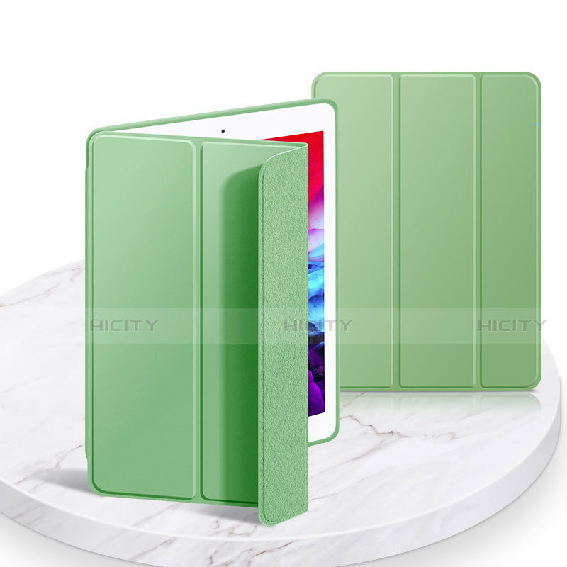 Coque Portefeuille Livre Cuir Etui Clapet L03 pour Apple iPad 10.2 (2019) Pastel Vert Plus