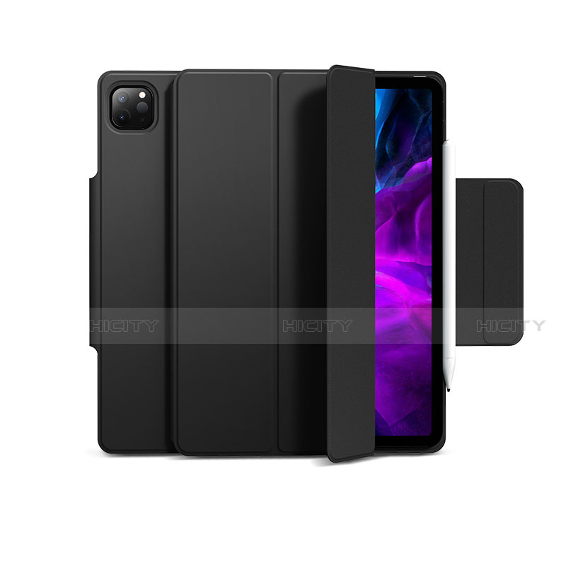 Coque Portefeuille Livre Cuir Etui Clapet L03 pour Apple iPad Pro 11 (2022) Noir Plus