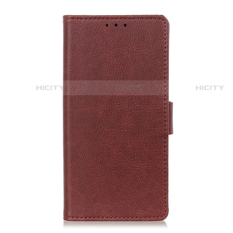 Coque Portefeuille Livre Cuir Etui Clapet L03 pour Apple iPhone 12 Max Marron Plus