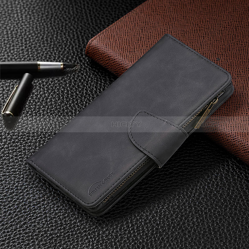 Coque Portefeuille Livre Cuir Etui Clapet L03 pour Apple iPhone 14 Pro Noir Plus