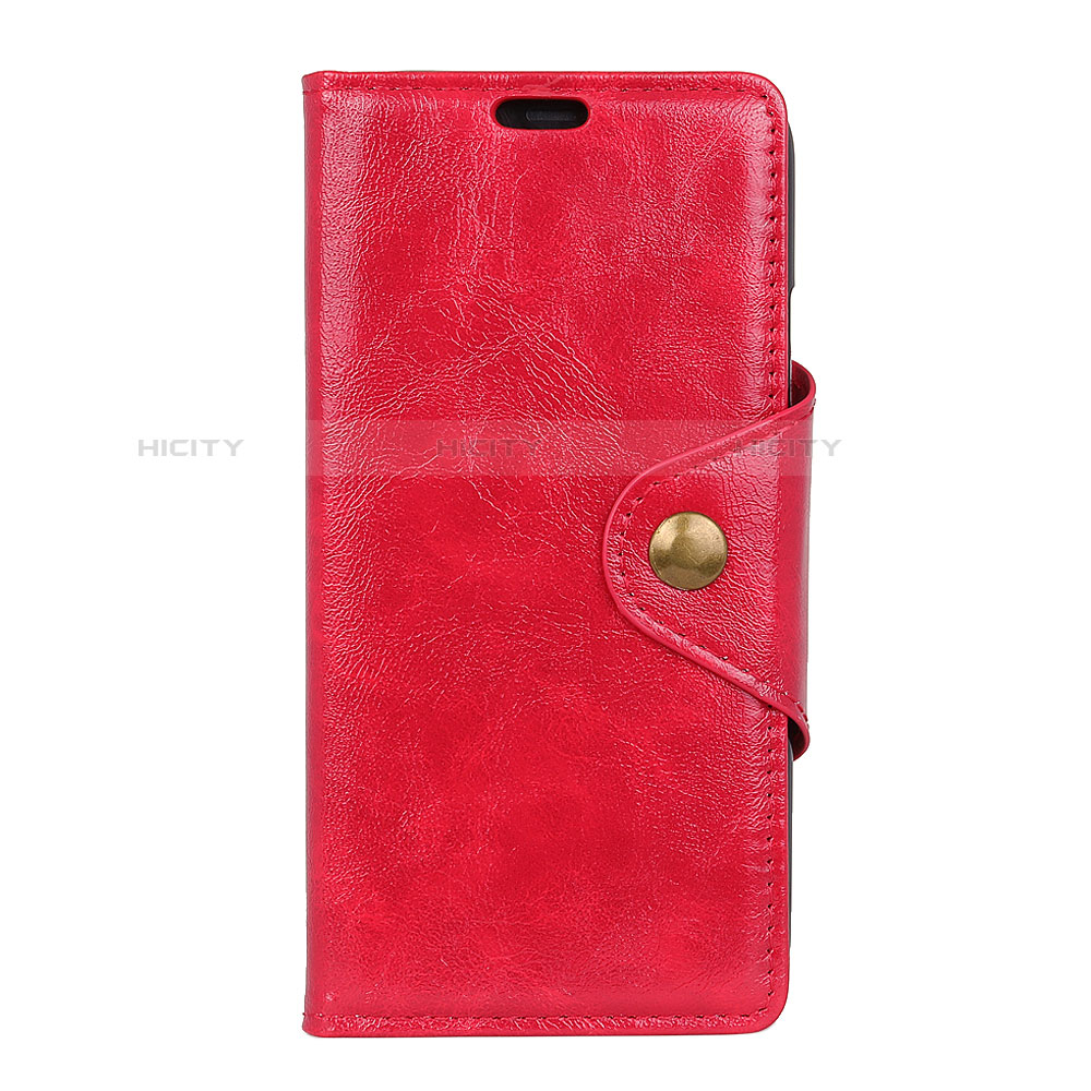 Coque Portefeuille Livre Cuir Etui Clapet L03 pour Asus Zenfone 5 Lite ZC600KL Rouge Plus