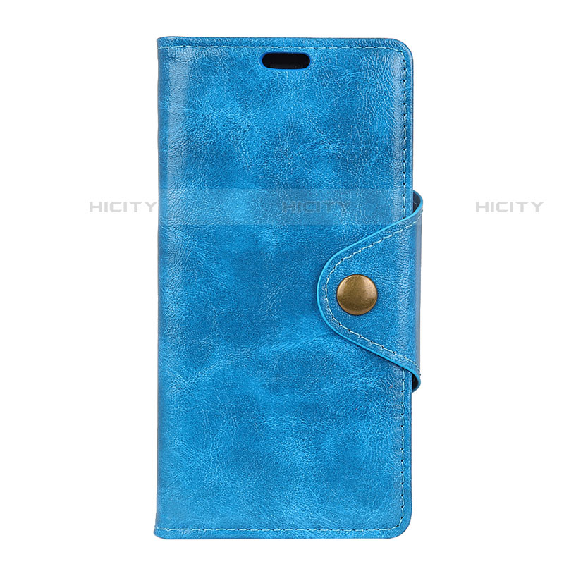 Coque Portefeuille Livre Cuir Etui Clapet L03 pour HTC Desire 12 Plus Bleu Plus