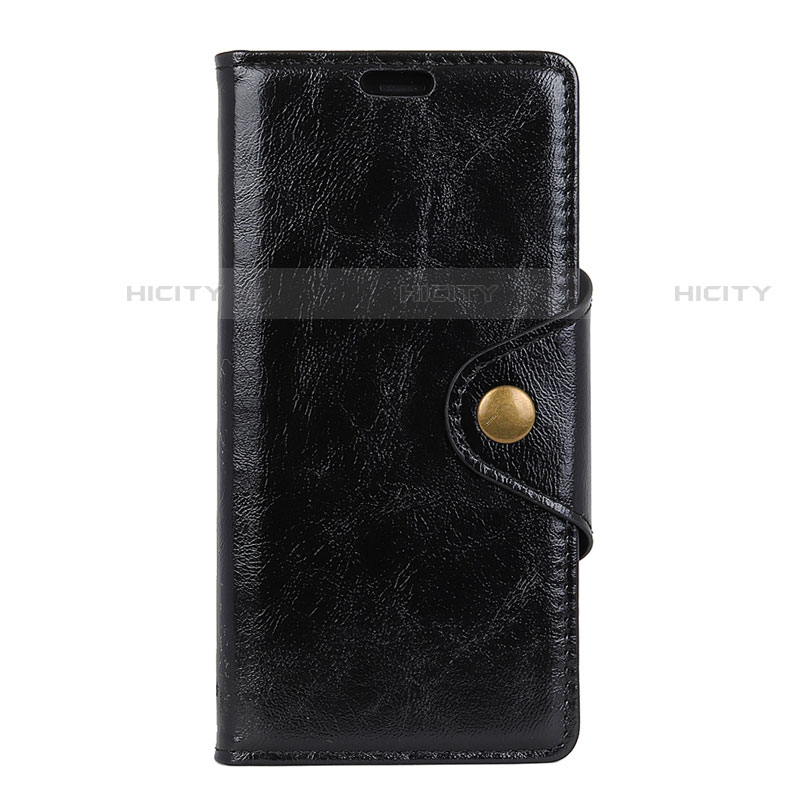 Coque Portefeuille Livre Cuir Etui Clapet L03 pour HTC Desire 12 Plus Noir Plus