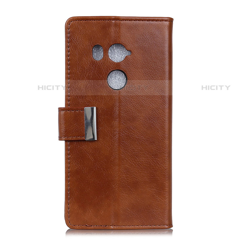 Coque Portefeuille Livre Cuir Etui Clapet L03 pour HTC U11 Eyes Marron Plus