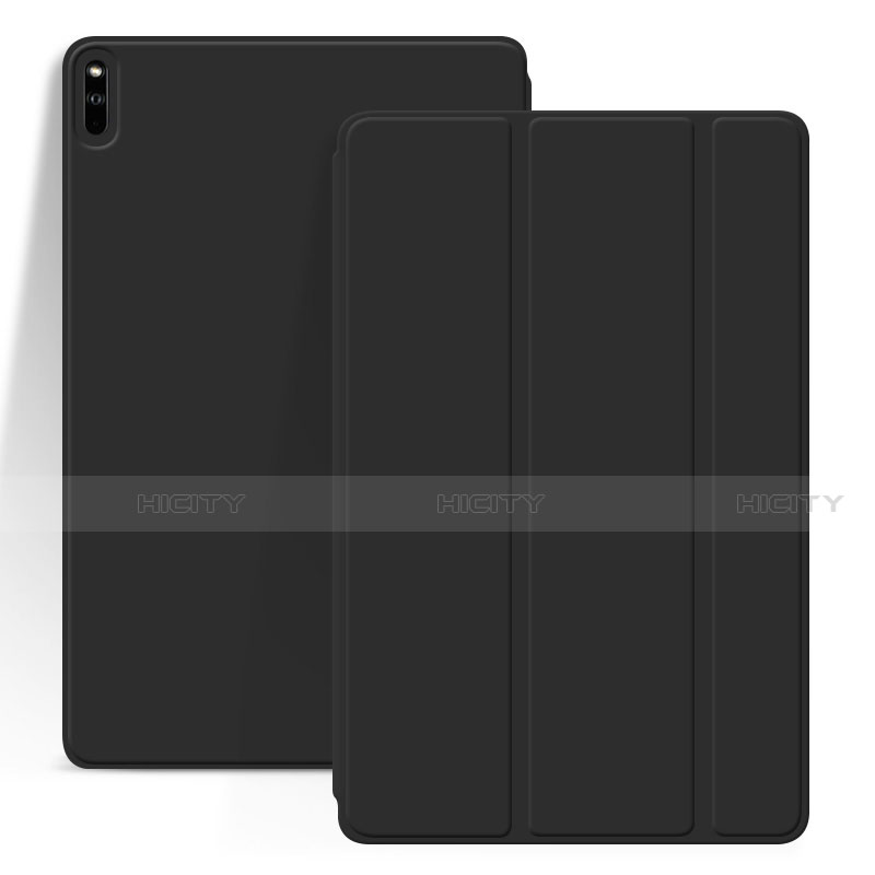 Coque Portefeuille Livre Cuir Etui Clapet L03 pour Huawei MatePad Pro Noir Plus