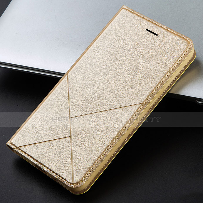 Coque Portefeuille Livre Cuir Etui Clapet L03 pour Huawei Y9 Prime (2019) Or Plus