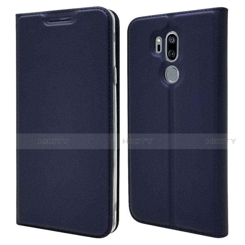 Coque Portefeuille Livre Cuir Etui Clapet L03 pour LG G7 Bleu Plus