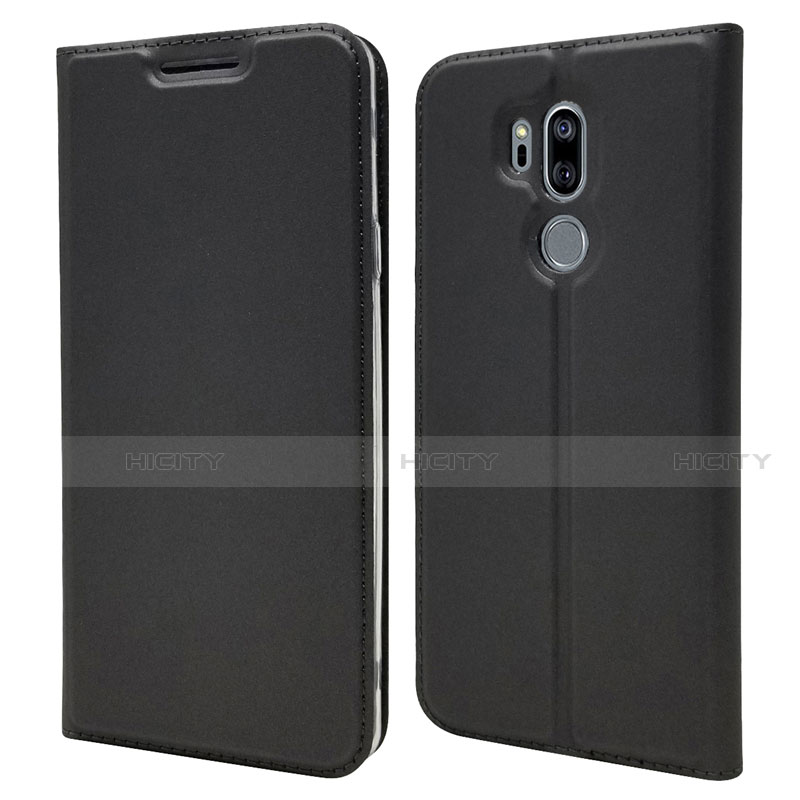 Coque Portefeuille Livre Cuir Etui Clapet L03 pour LG G7 Noir Plus