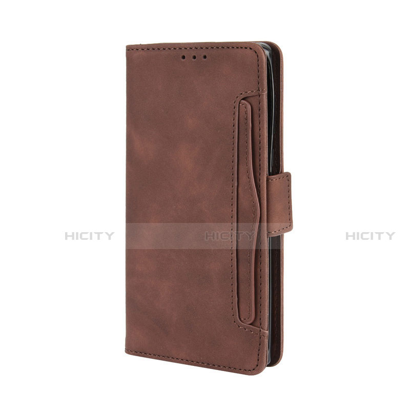 Coque Portefeuille Livre Cuir Etui Clapet L03 pour Motorola Moto Edge Plus Marron Plus