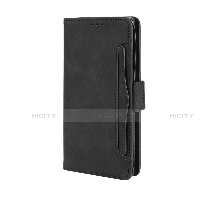 Coque Portefeuille Livre Cuir Etui Clapet L03 pour Motorola Moto Edge Plus Noir Plus