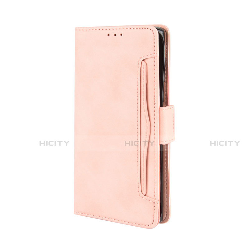 Coque Portefeuille Livre Cuir Etui Clapet L03 pour Motorola Moto Edge Plus Rose Plus