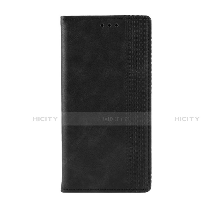 Coque Portefeuille Livre Cuir Etui Clapet L03 pour Motorola Moto G9 Play Noir Plus