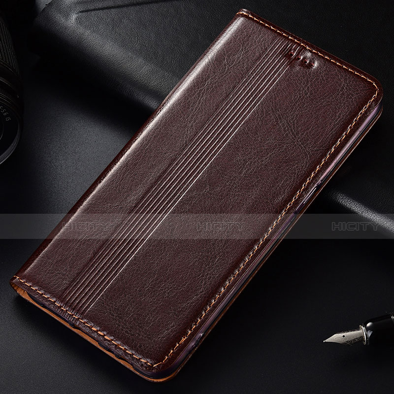 Coque Portefeuille Livre Cuir Etui Clapet L03 pour Nokia 4.2 Marron Plus