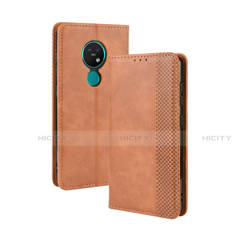 Coque Portefeuille Livre Cuir Etui Clapet L03 pour Nokia 7.2 Orange Plus