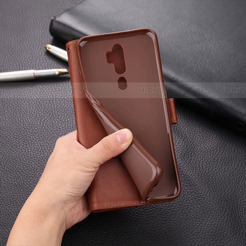 Coque Portefeuille Livre Cuir Etui Clapet L03 pour Oppo A9 (2020) Plus