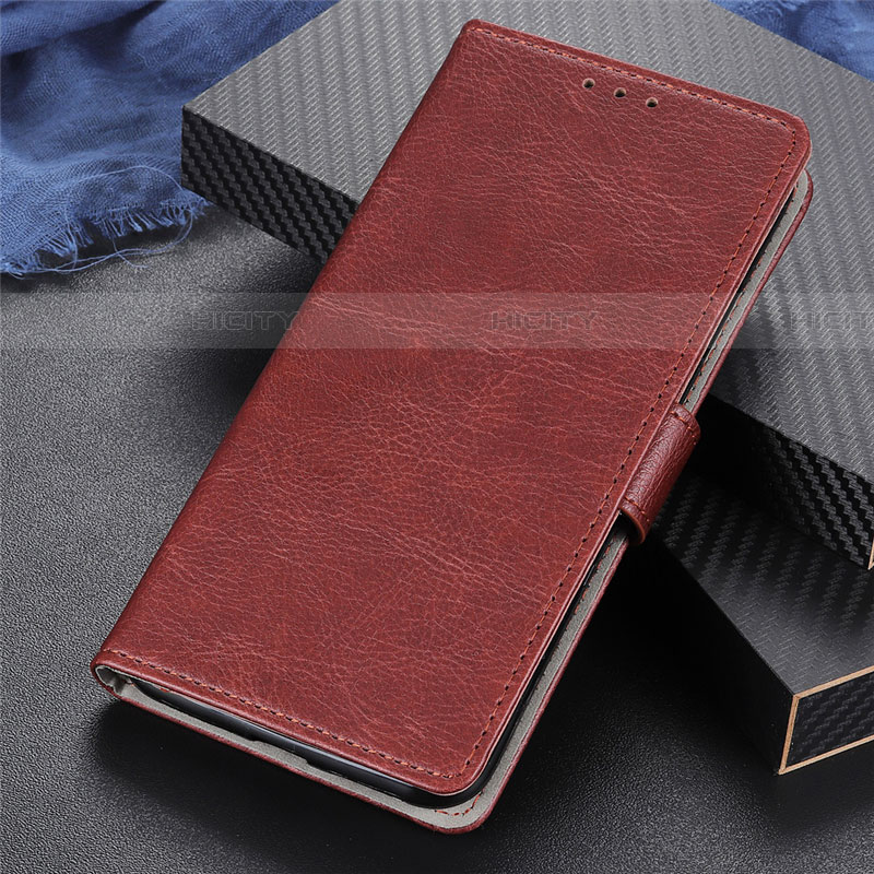 Coque Portefeuille Livre Cuir Etui Clapet L03 pour Oppo Find X2 Pro Marron Plus