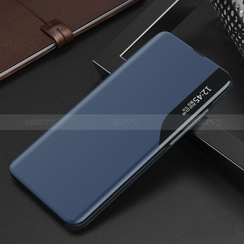 Coque Portefeuille Livre Cuir Etui Clapet L03 pour Oppo Find X5 5G Bleu Plus