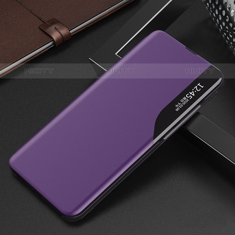 Coque Portefeuille Livre Cuir Etui Clapet L03 pour Oppo Find X5 Pro 5G Violet Plus