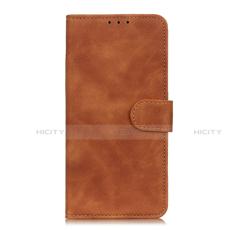 Coque Portefeuille Livre Cuir Etui Clapet L03 pour Oppo Reno4 Lite Marron Plus