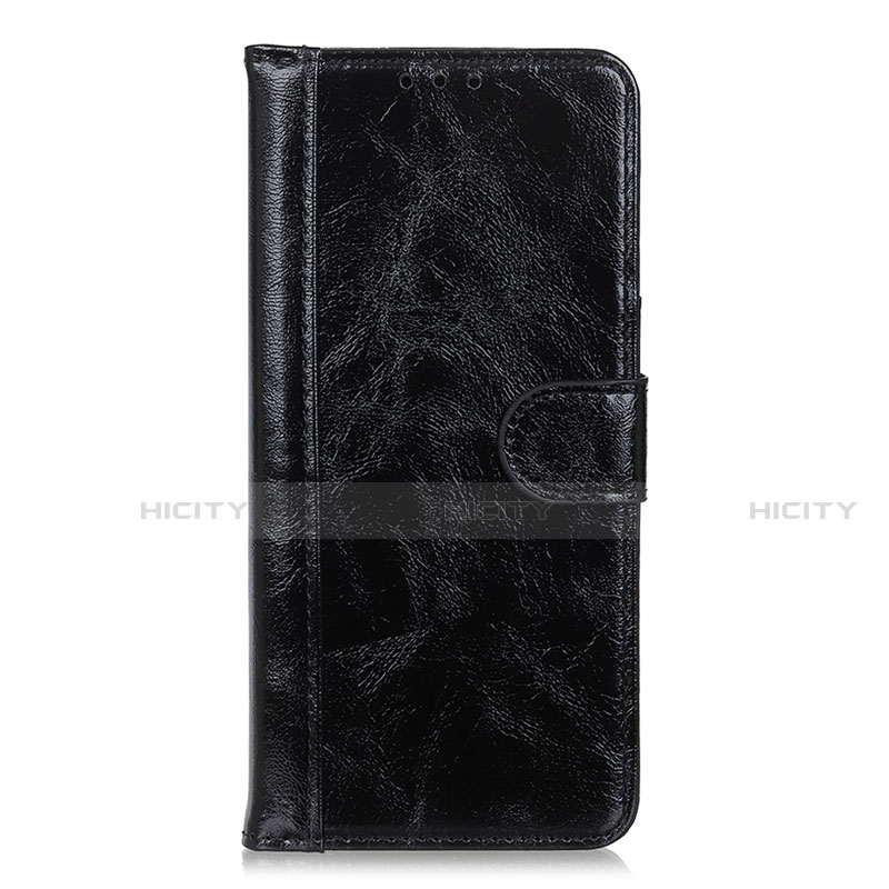 Coque Portefeuille Livre Cuir Etui Clapet L03 pour Realme 7 Noir Plus