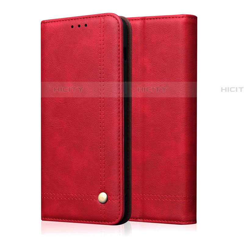 Coque Portefeuille Livre Cuir Etui Clapet L03 pour Realme X3 SuperZoom Rouge Plus