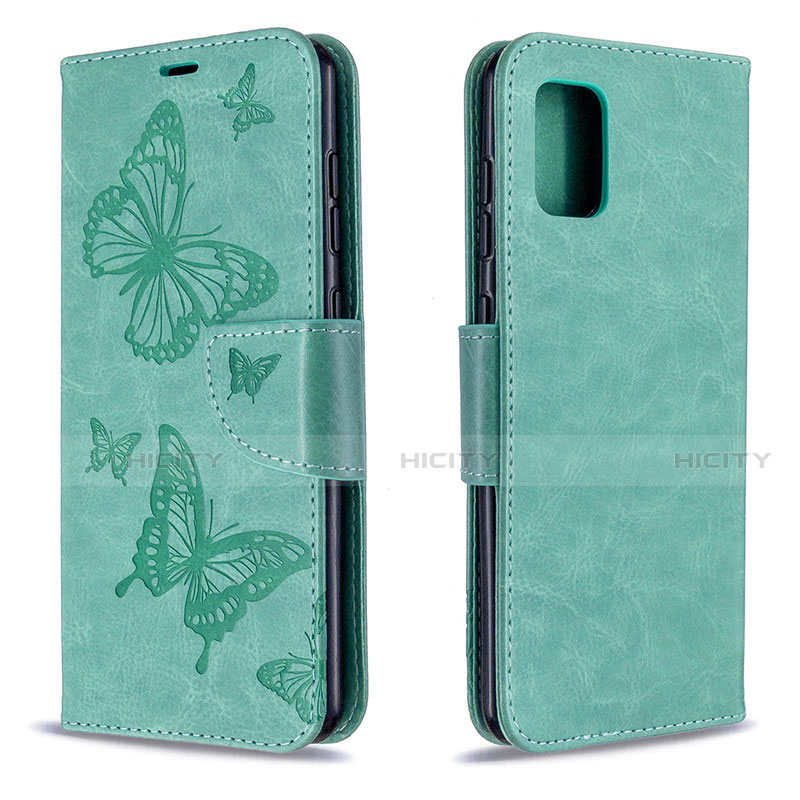 Coque Portefeuille Livre Cuir Etui Clapet L03 pour Samsung Galaxy A31 Vert Plus