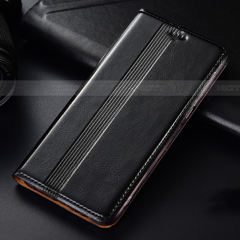 Coque Portefeuille Livre Cuir Etui Clapet L03 pour Samsung Galaxy A81 Noir Plus