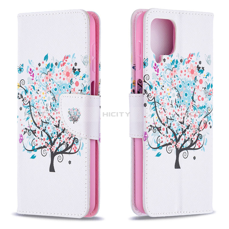 Coque Portefeuille Livre Cuir Etui Clapet L03 pour Samsung Galaxy F12 Plus