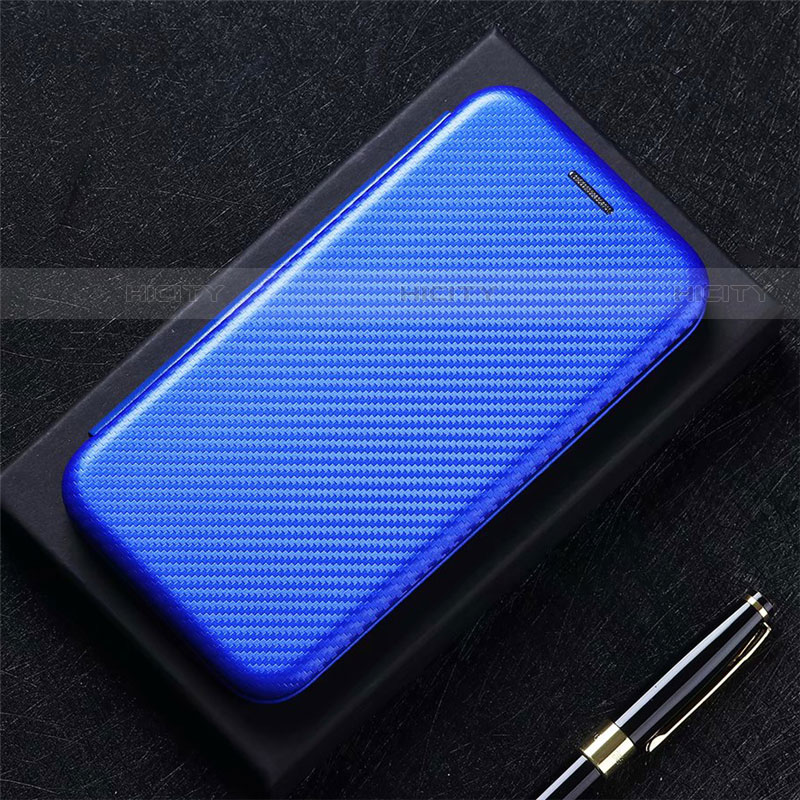 Coque Portefeuille Livre Cuir Etui Clapet L03 pour Samsung Galaxy S20 FE (2022) 5G Bleu Plus