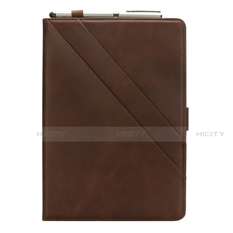 Coque Portefeuille Livre Cuir Etui Clapet L03 pour Samsung Galaxy Tab S5e Wi-Fi 10.5 SM-T720 Marron Plus