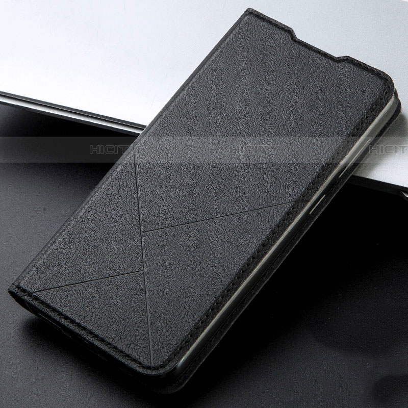 Coque Portefeuille Livre Cuir Etui Clapet L03 pour Vivo X50 Lite Noir Plus