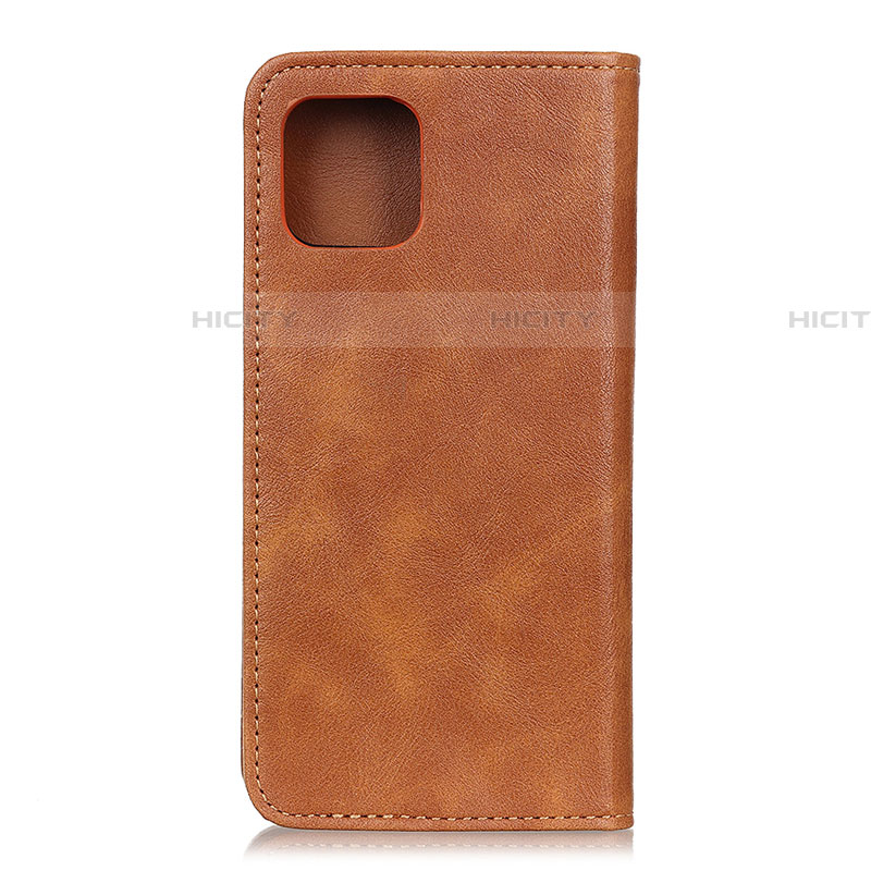 Coque Portefeuille Livre Cuir Etui Clapet L03 pour Xiaomi Mi 10 Lite Orange Plus