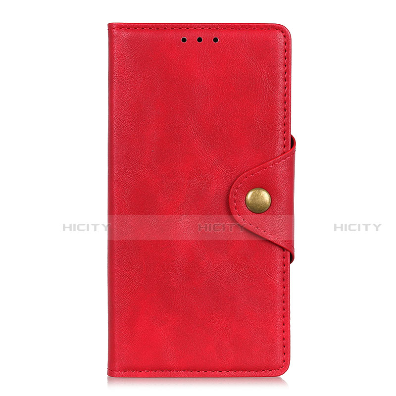 Coque Portefeuille Livre Cuir Etui Clapet L03 pour Xiaomi Mi 10i 5G Rouge Plus