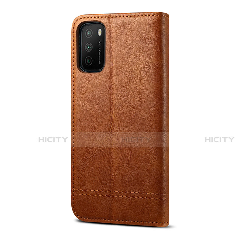 Coque Portefeuille Livre Cuir Etui Clapet L03 pour Xiaomi Poco M3 Plus