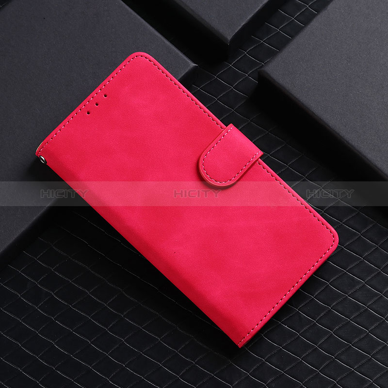Coque Portefeuille Livre Cuir Etui Clapet L03Z pour Google Pixel 6 Pro 5G Rose Rouge Plus